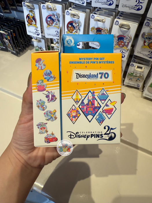 DLR - Disneyland 70th Celebration - Mystery Pin Box (Contain 2 Pins)