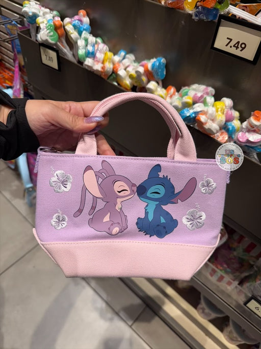 DLR/WDW - Lilo & Stitch - Stitch & Angel Lavender Pink Crossbody Bag