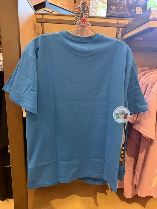 DLR/WDW - Donald Duck Big Face Park Logo Blue Graphic Tee 2026 (Adult)
