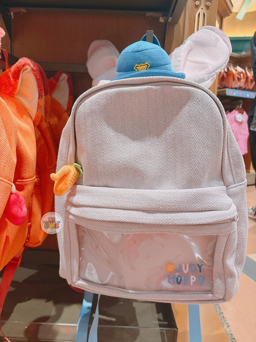 SHDL - 2026 Zootopia Judy Hopps Clear Window Fluffy Backpack