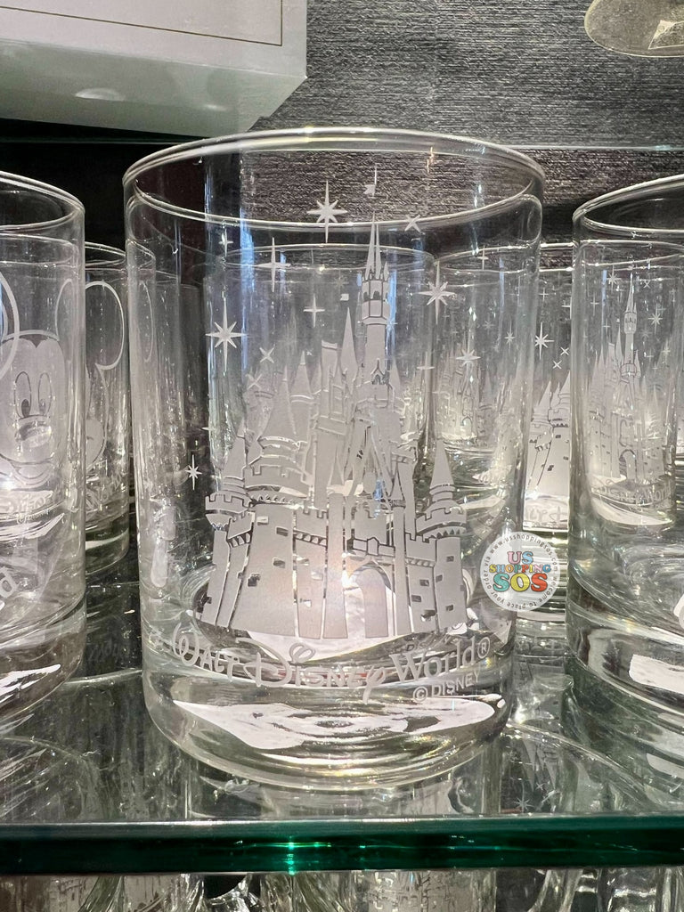 WDW - Cinderella Castle “Walt Disney World” Old-Fashion Glass Cup