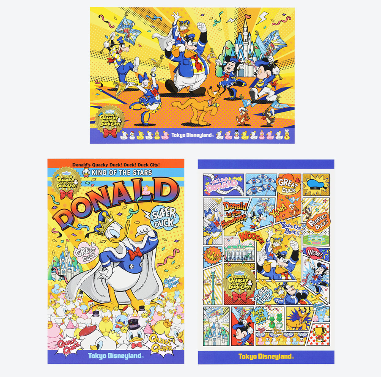 TDR - Donald’s Quacky Ducky City 2025 Collection x Post Cards Set (Release Date: Apr 7, 2025)