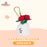 SHDL - 2026 Chinese Valentine's Day x Mickey Mouse Glove & Rose Flowers Plush Keychain