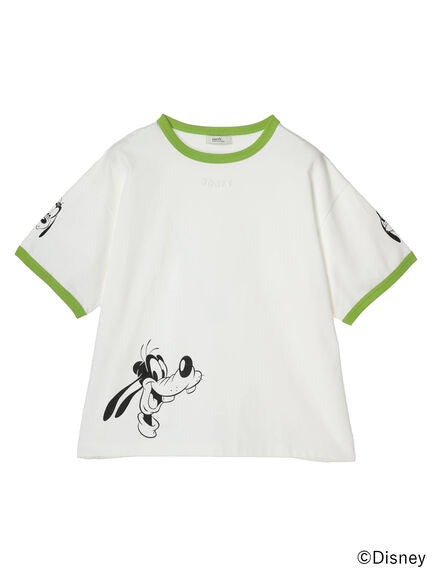 Japan Exclusive - Goofy & Max Goof "Ringer" T Shirt For Adults (Color: Green)