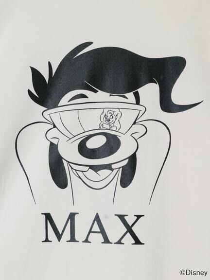 Japan Exclusive - Max Goof Foil Print T Shirt For Adults (Color: Black)