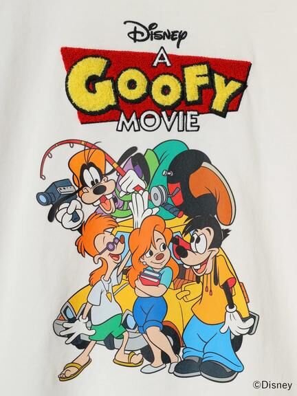 Japan Exclusive - Goofy & Max Goof "Front Art" Big T Shirt For Adults (Color: Gray)
