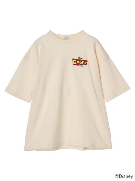 Japan Exclusive - Goofy & Max Goof "Back Print" T Shirt For Adults (Color: Ivory)