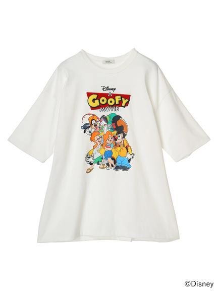 Japan Exclusive - Goofy & Max Goof "Front Art" Big T Shirt For Adults (Color: White)