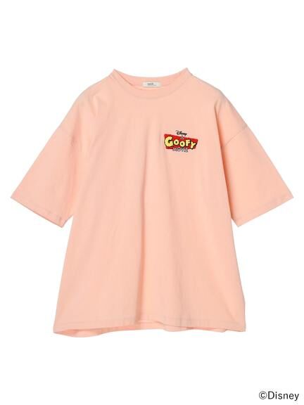 Japan Exclusive - Goofy & Max Goof "Back Print" T Shirt For Adults (Color: Light Pink)