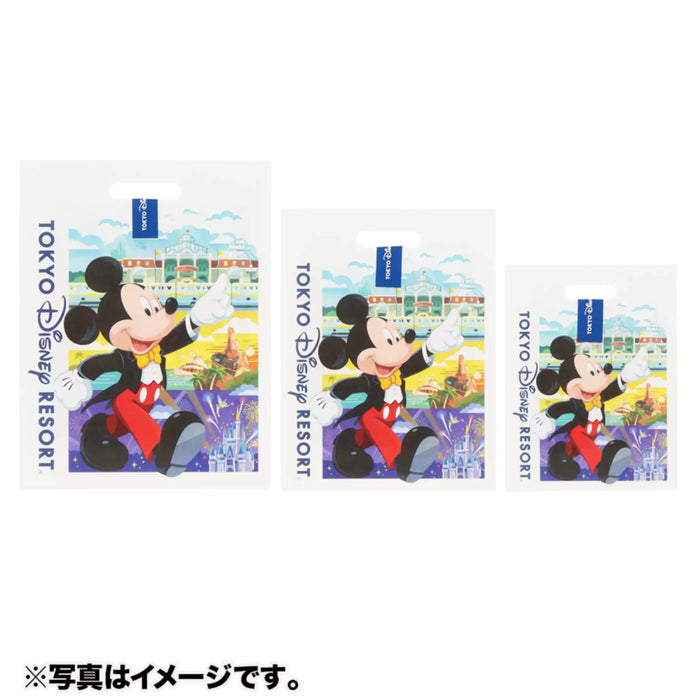 TDR - Tokyo Disney Resort "Shopping Bag Design" Mickey & Minnie Mouse Gift Bags Set