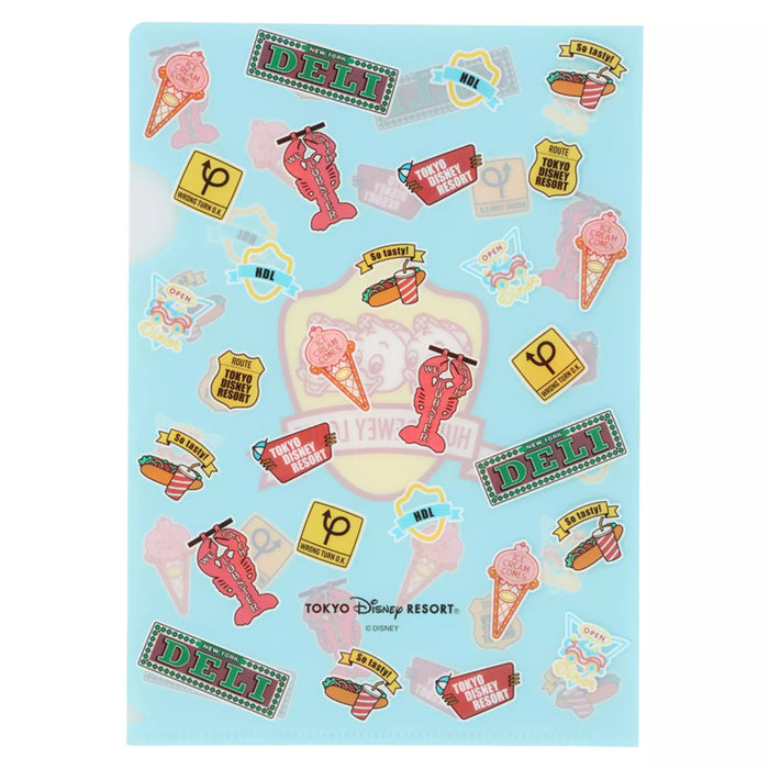 TDR - Huey, Dewey, and Louie ""American diner" Collection x Clear Folders Set (Release Date: Dec 26, 2024)