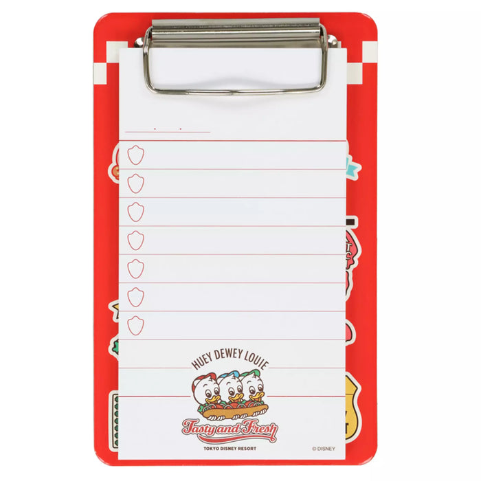 TDR - Huey, Dewey, and Louie ""American diner" Collection x Memo Note & Pad Set (Release Date: Dec 26, 2024)