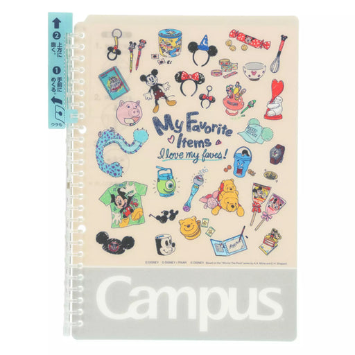 TDR - Tokyo Disney Resort "Full of Memories!" Collection x "Campus" Notebook (Release Date: Nov 21, 2024)
