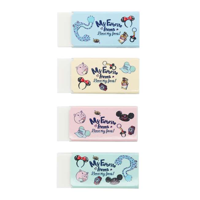 TDR - Tokyo Disney Resort "Full of Memories!" Collection x Erasers "Mono" Set (Release Date: Nov 21, 2024)