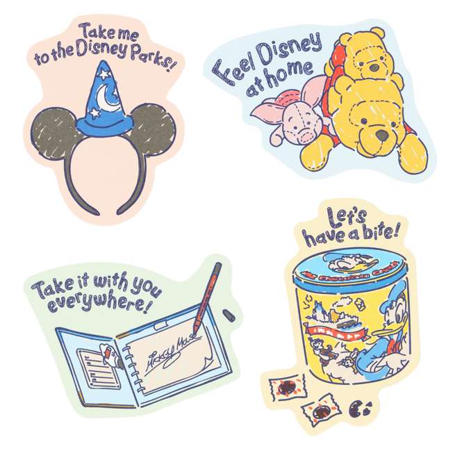 TDR - Tokyo Disney Resort "Full of Memories!" Collection x Message Cards Set Design B (Release Date: Nov 21, 2024)