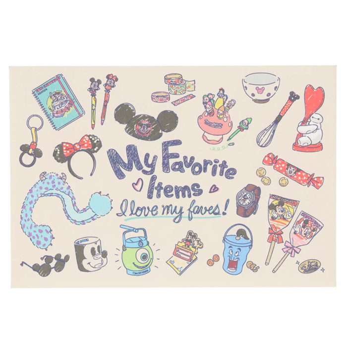 TDR - Tokyo Disney Resort "Full of Memories!" Collection x Message Card Design A (Release Date: Nov 21, 2024)