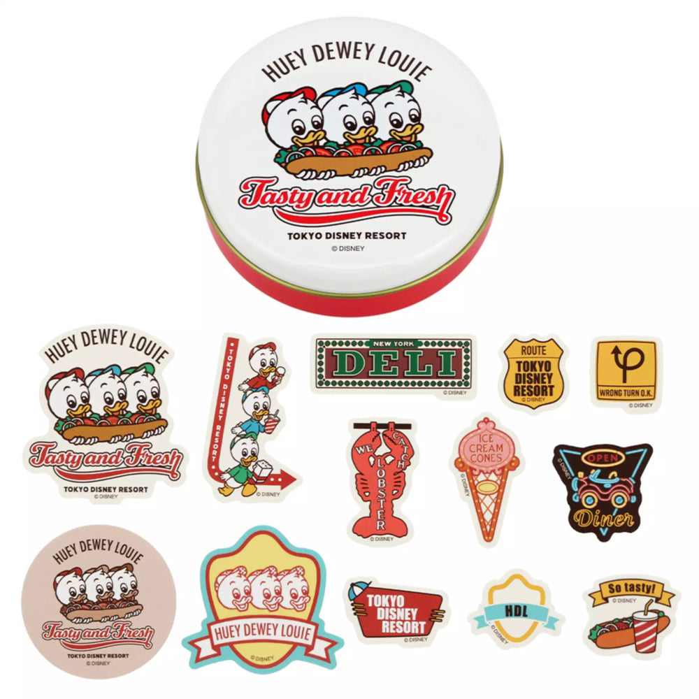 TDR - Huey, Dewey, and Louie ""American diner" Collection x Stickers (Release Date: Dec 26, 2024)