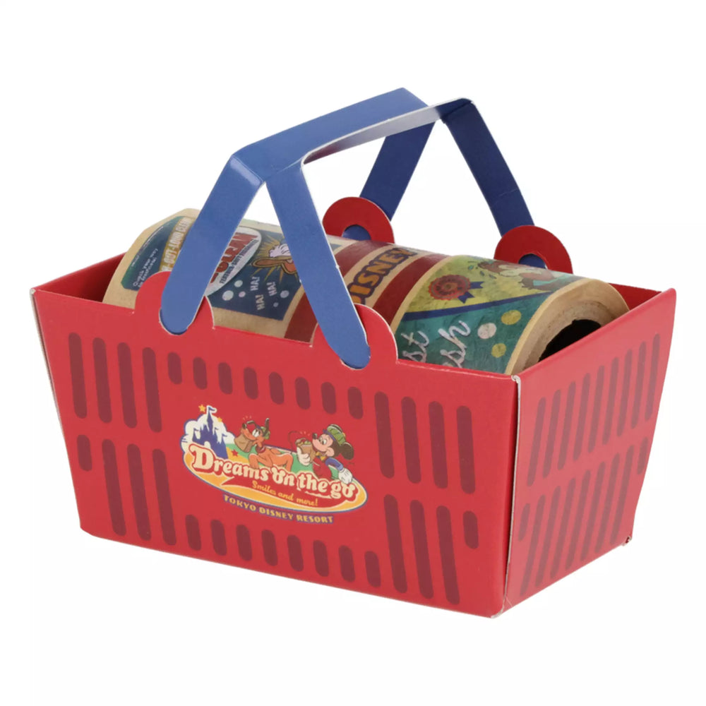 TDR - Disney Characters Grocery Store Themed Collection x Mickey & Friends Masking Tapes Set (Release Date: July 17, 2025)