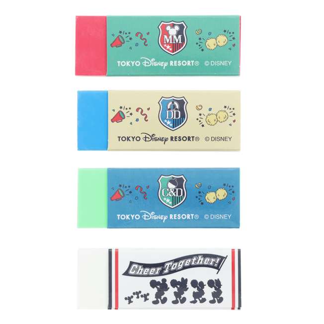 TDR - Mickey & Friends "Cheer Together" Collection x Mickey Mouse & Friends Pentel Ain Erasers Set (Release Date: Apr 24 2025)