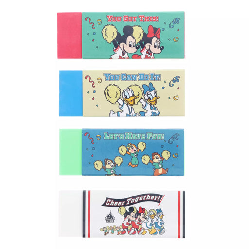 TDR - Mickey & Friends "Cheer Together" Collection x Mickey Mouse & Friends Pentel Ain Erasers Set (Release Date: Apr 24 2025)