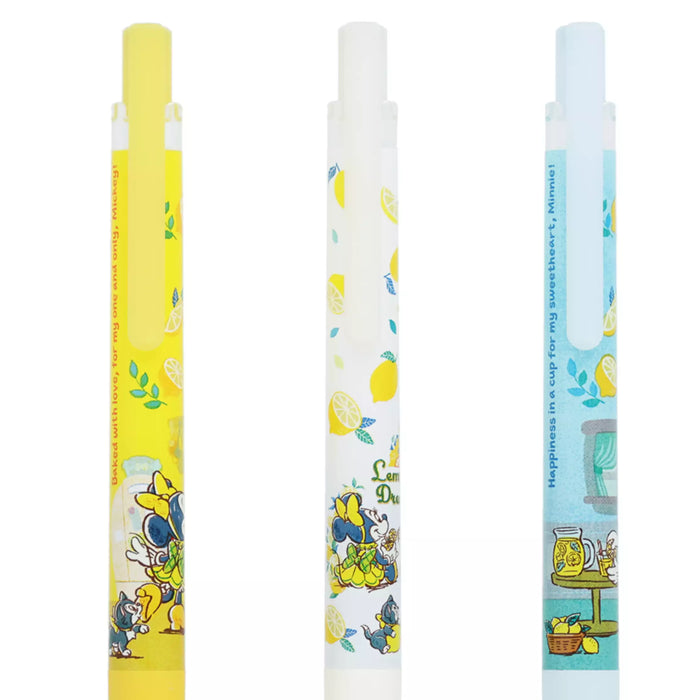 TDR - Mickey & Minnie Mouse "Lemony Dreams" Collection x Pilot juice up Pens Set of 3 (Release Date: Apr 24, 2025)