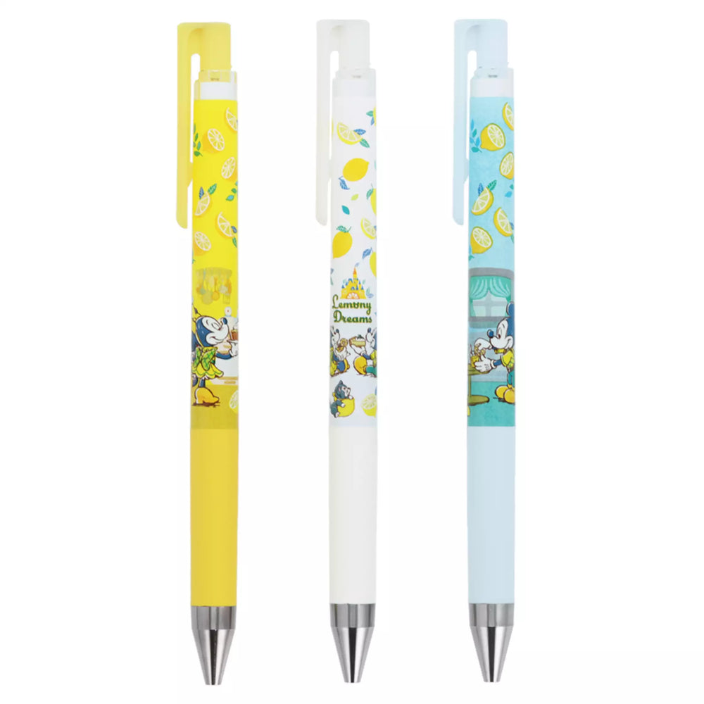 TDR - Mickey & Minnie Mouse "Lemony Dreams" Collection x Pilot juice up Pens Set of 3 (Release Date: Apr 24, 2025)