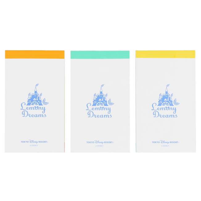 TDR - Mickey & Minnie Mouse "Lemony Dreams" Collection x Memo Pads Set of 3 (Release Date: Apr 24, 2025)