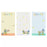 TDR - Mickey & Minnie Mouse "Lemony Dreams" Collection x Memo Pads Set of 3 (Release Date: Apr 24, 2025)