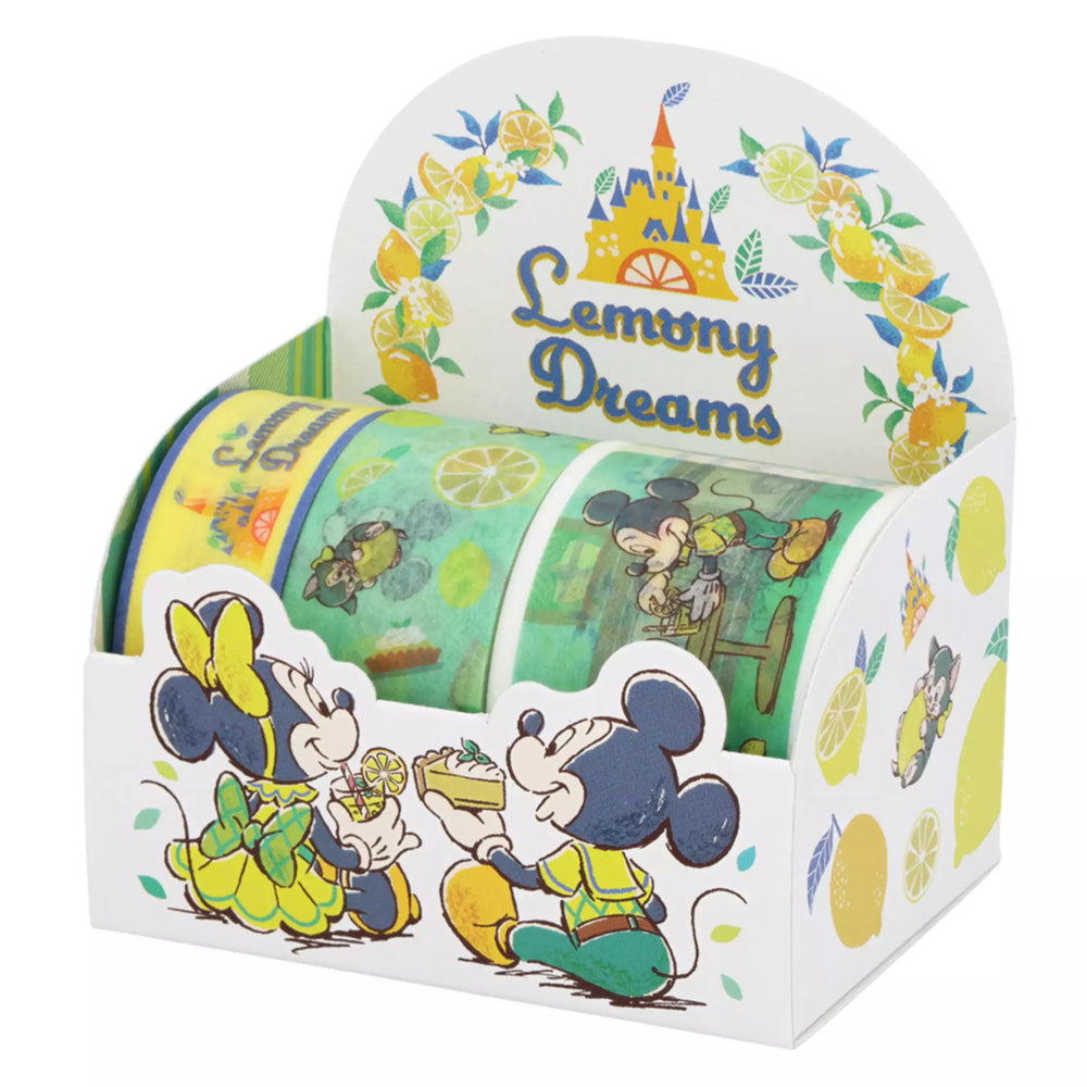 TDR - Mickey & Minnie Mouse "Lemony Dreams" Collection x Masking Tapes Set of 3 (Release Date: Apr 24, 2025)
