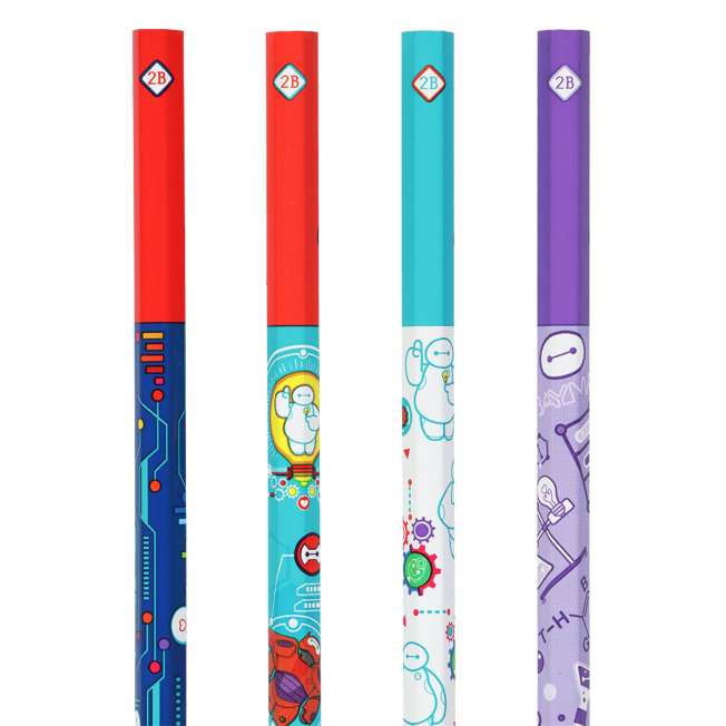 TDR - Baymax Pencils 2B with Caps Set of 4 (Release Date: Jun 26, 2025)