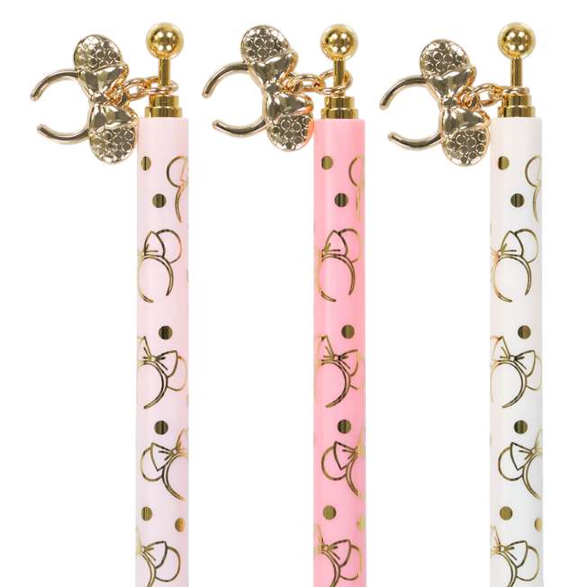 TDR - Minnie Mouse Headband Black Color Ballpoint Pens Set  (Release Date: Apr 17, 2025)