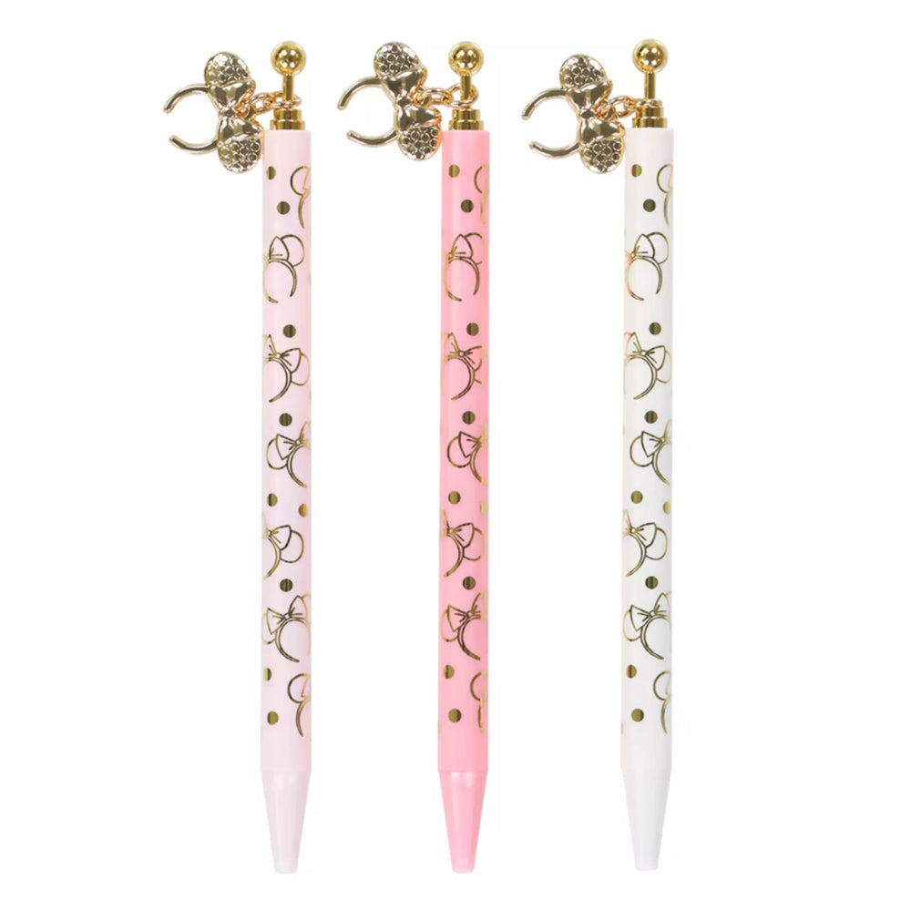 TDR - Minnie Mouse Headband Black Color Ballpoint Pens Set  (Release Date: Apr 17, 2025)