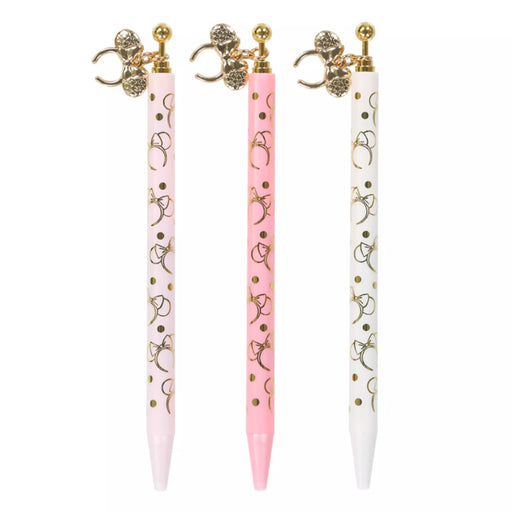 TDR - Minnie Mouse Headband Black Color Ballpoint Pens Set  (Release Date: Apr 17, 2025)