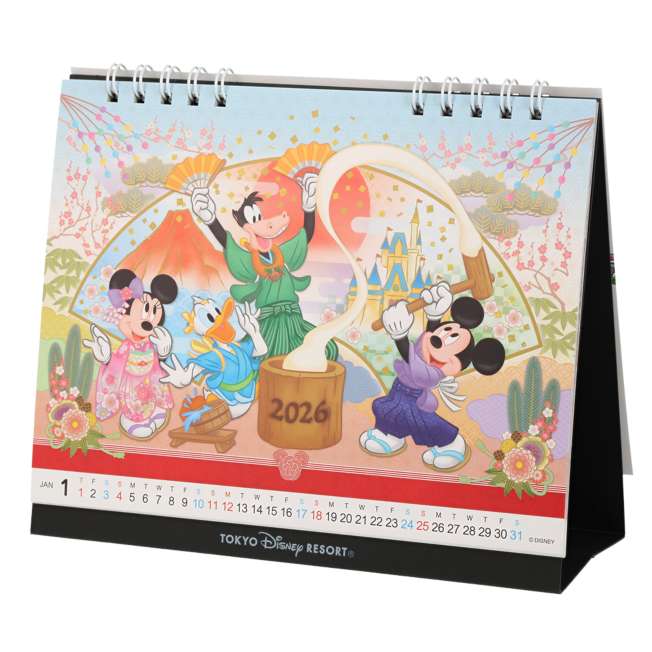 TDR - Calendar & Planner 2026 x Tokyo Disney Resort Desk Calendar (Release Date: Aug 7, 2025)