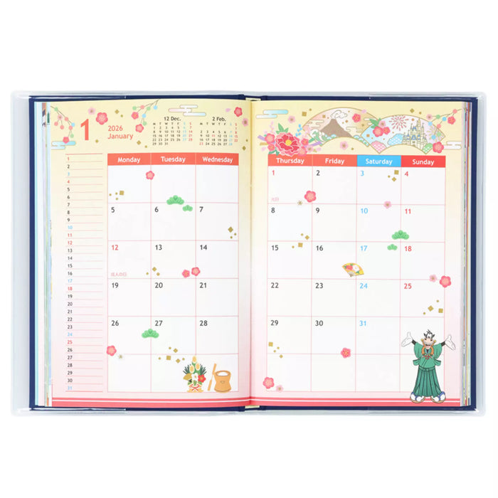 TDR - Calendar & Planner 2026 x Mickey Mouse and Friends Schedule Book/Planner (Release Date: Aug 7, 2025)