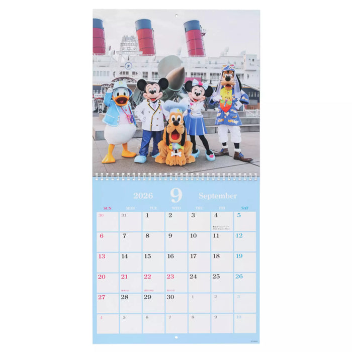 TDR - Calendar & Planner 2026 x Mickey Mouse and Friends Wall Calendar (Release Date: Aug 7, 2025)