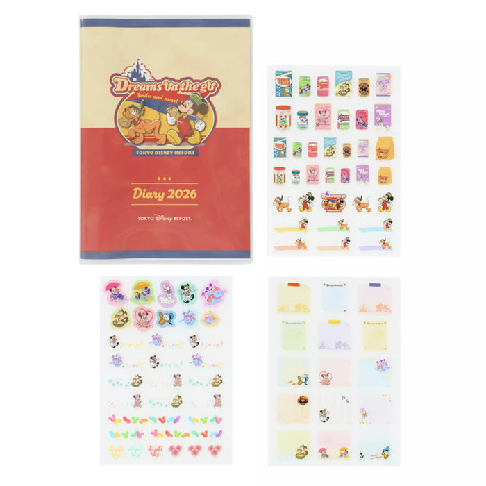 TDR - Calendar & Planner 2026 x Mickey & Friends "Dreams on the Go" Tokyo Disney Resort Planner/Schedule (Release Date: Aug 7, 2025)