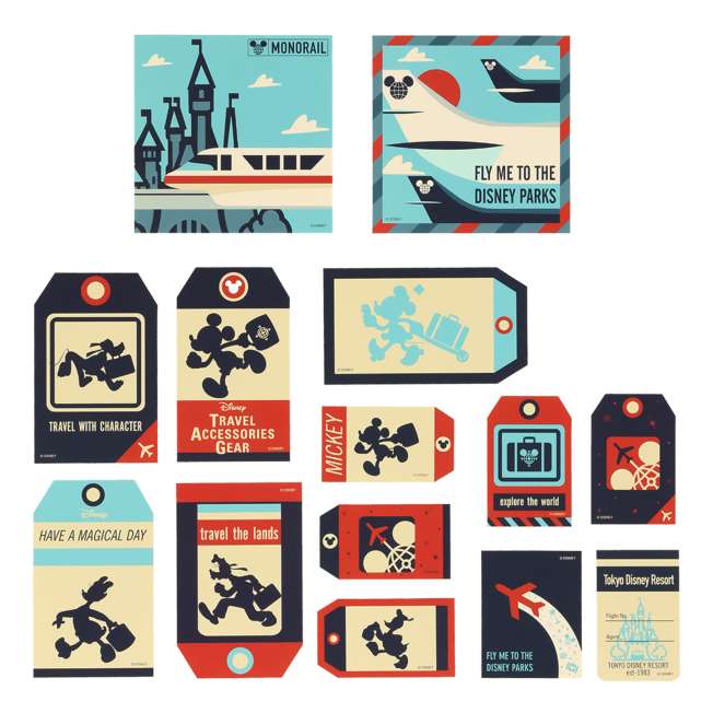 TDR - Mickey & Friends "Travel Accessories Gear" Collection x Mickey Mouse and Friends Stickers (Release Date: Jun 26, 2025)