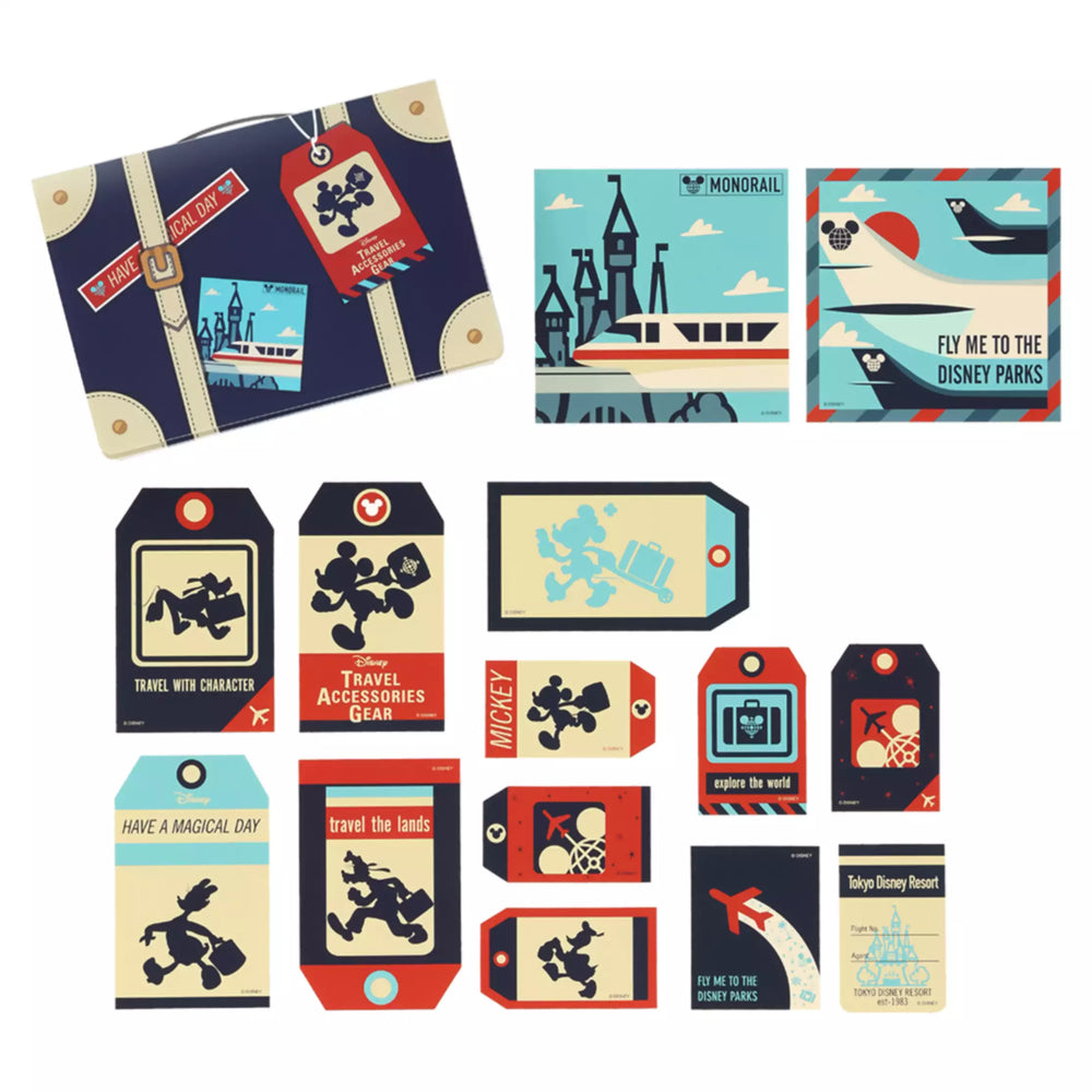 TDR - Mickey & Friends "Travel Accessories Gear" Collection x Mickey Mouse and Friends Stickers (Release Date: Jun 26, 2025)
