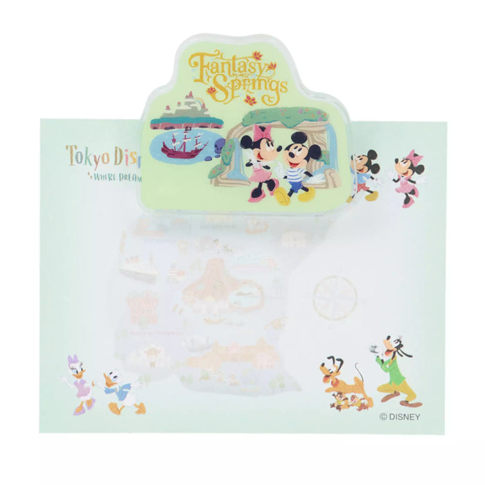 TDR - Tokyo Disney Resort "Park Map Motif" Collection - Memo & Clips Set (Release Date: May 22, 2025)