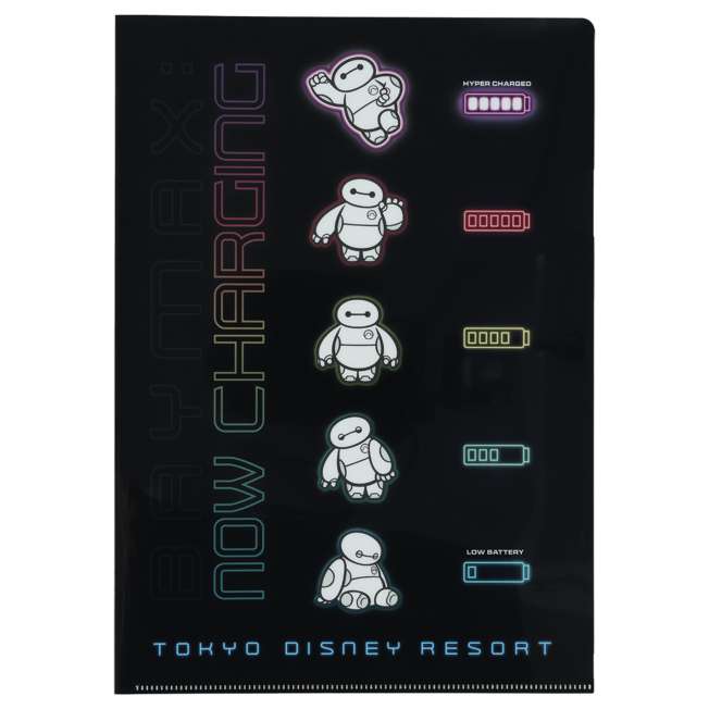 TDR - Colorful Neon & Baymax Themed Collection x Big Hero 6 Baymax Clear Holder & Stickers Set (Release Date: July 1, 2025)