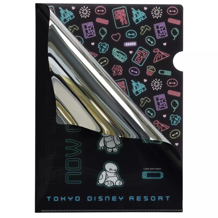 TDR - Colorful Neon & Baymax Themed Collection x Big Hero 6 Baymax Clear Holder & Stickers Set (Release Date: July 1, 2025)