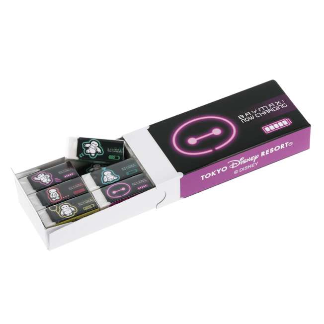 TDR - Colorful Neon & Baymax Themed Collection x Big Hero 6 Baymax "MONO" Erasers Set (Release Date: July 1, 2025)