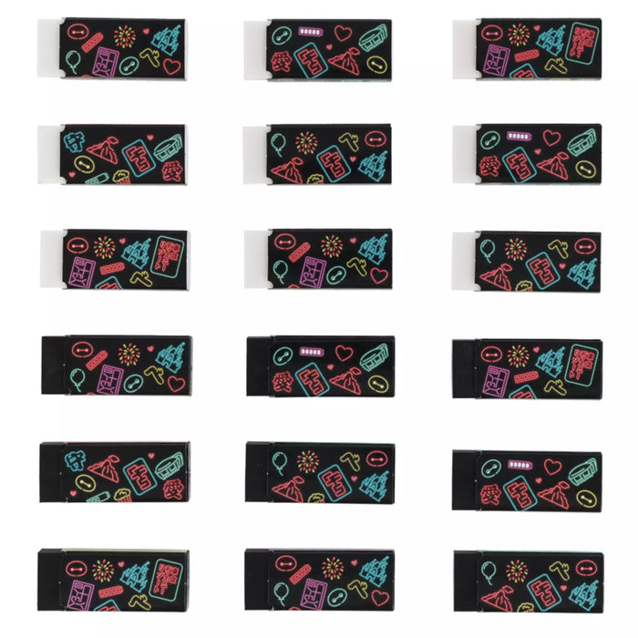 TDR - Colorful Neon & Baymax Themed Collection x Big Hero 6 Baymax "MONO" Erasers Set (Release Date: July 1, 2025)