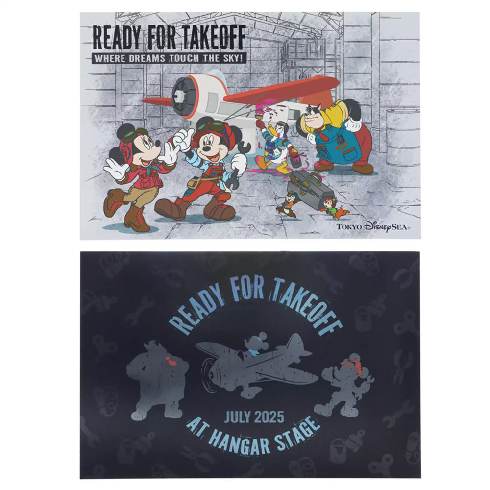 TDR - Mickey & Friends "Ready to Takeoff Where Dreams Touch the Sky" Collection x Post Cards Set (Release Date: July 15, 2025)