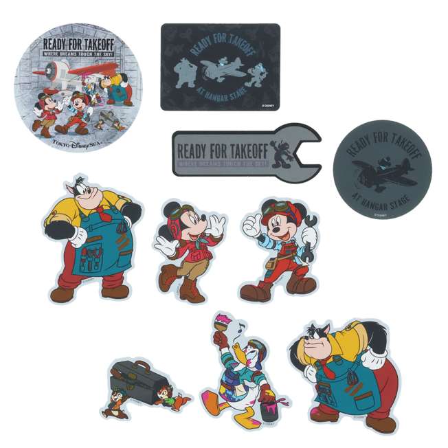 TDR - Mickey & Friends "Ready to Takeoff Where Dreams Touch the Sky" Collection x Stickers Set (Release Date: July 15, 2025)