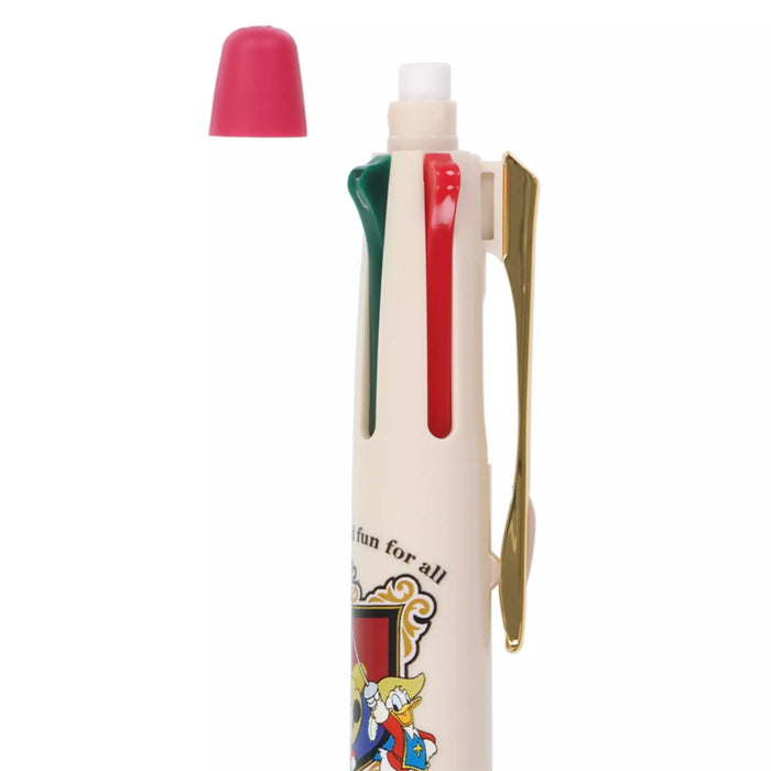 TDR - Mickey. Donald. Goofy. The Three Musketeers Collection x PILOT Dr. Grip 4+1 Multi-Function Refillable & Retractable Ballpoint Pen + Mechanical Pencil (Release Date: Oct 9, 2025)