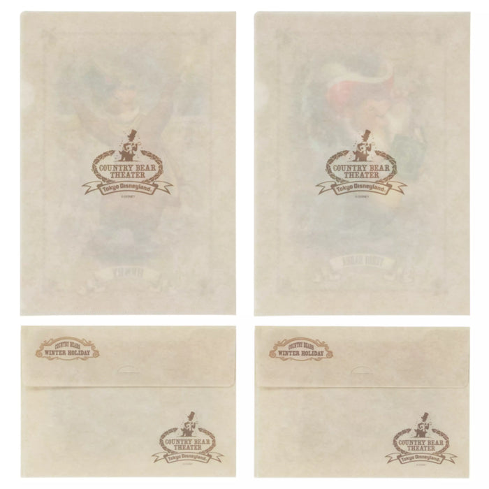 TDR - Country Bears Winter Holiday Clear Folders Set of 4 (Release Date: Nov 6, 2025)