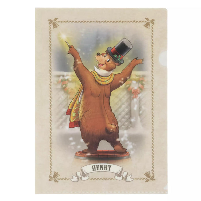 TDR - Country Bears Winter Holiday Clear Folders Set of 4 (Release Date: Nov 6, 2025)