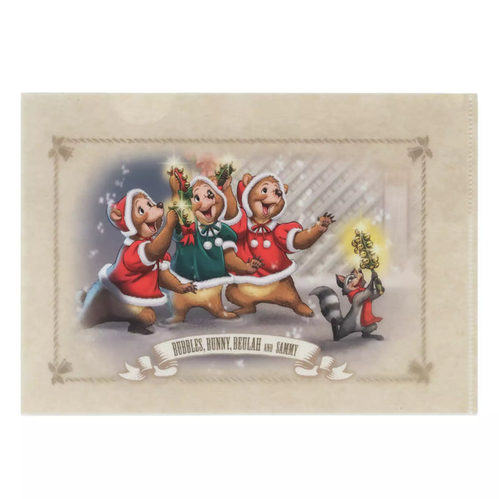 TDR - Country Bears Winter Holiday Clear Folders Set of 4 (Release Date: Nov 6, 2025)